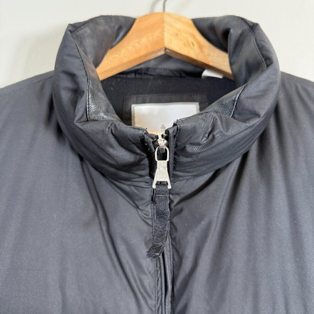 Alex Cannon Down Waterfowl Feather Puffer Vest Jacket Men's Large Black Full Zip - Picture 6 of 15